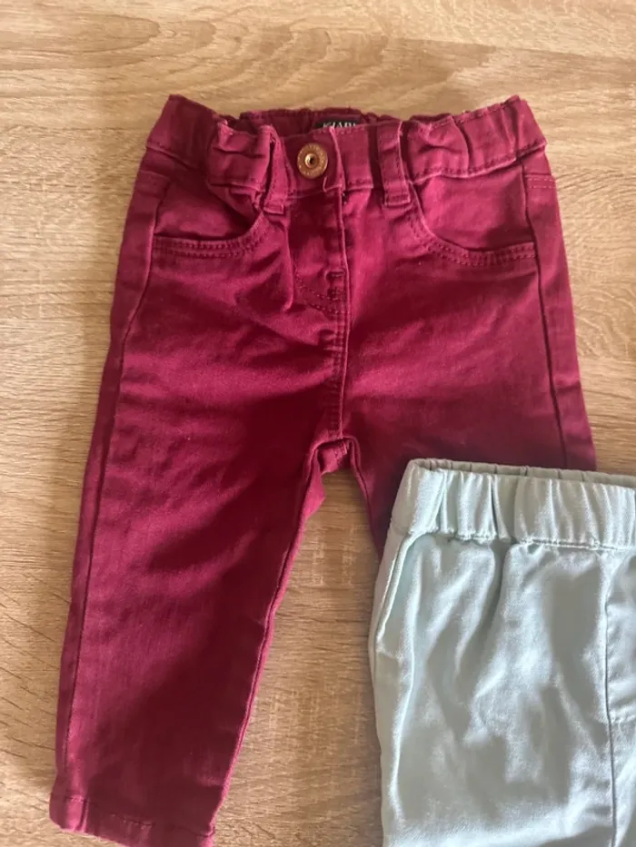 Lot de 3 pantalons 6 mois - photo numéro 4