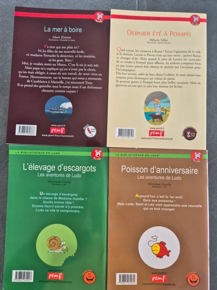 Lot de 4 Livres Enfant de la collection " La Bibliothèque De Ludo" - photo numéro 2