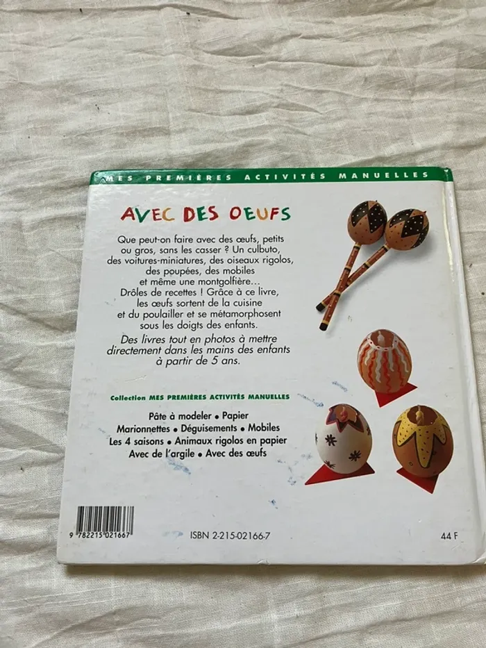 Livre enfant – Mes premiers activités manuelles avec des œufs - photo numéro 6