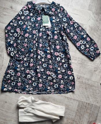 Ensemble robe et collant 8 ans