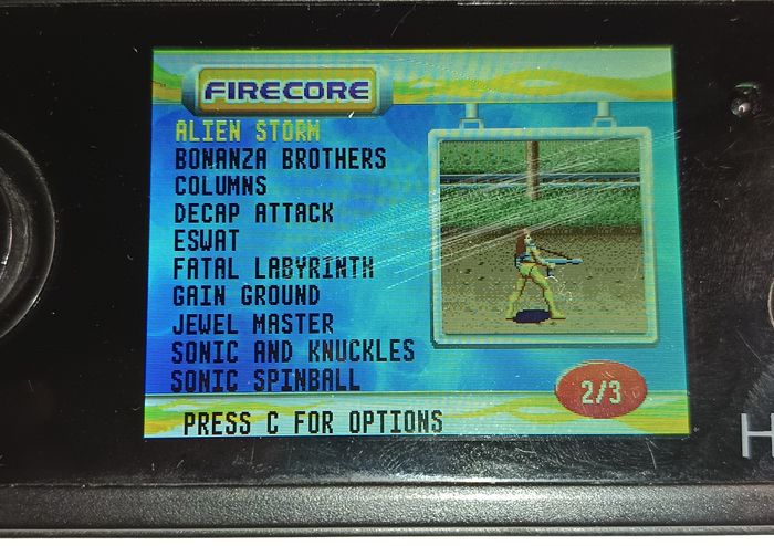 Sega Megadrive H&B SM-4000 SD / 20 Sega Games console portable - photo numéro 9