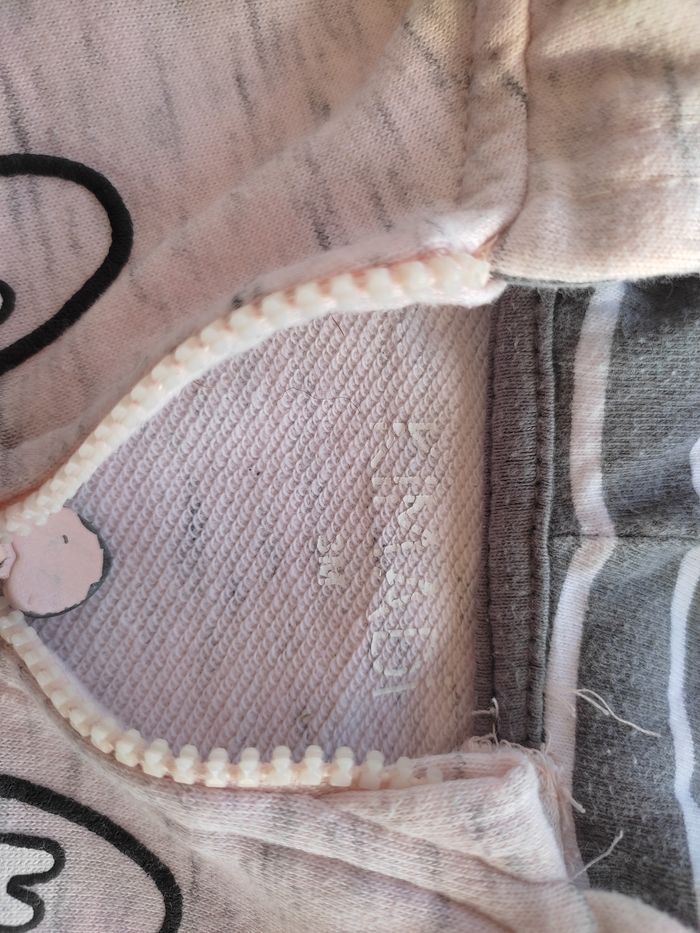 Gilet rose lapin 3 mois - photo numéro 4