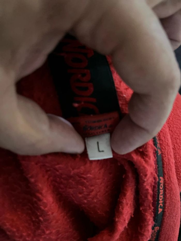Polaire vintage Nordica / L / Rouge / Très bon état - photo numéro 6