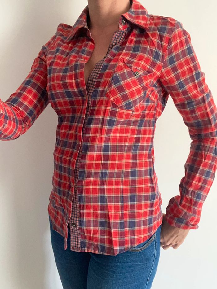 Chemise à carreaux