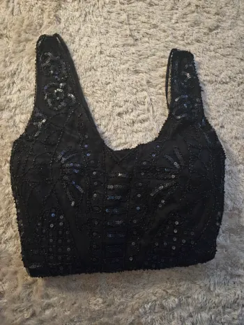 Robe de soirée a sequin noir