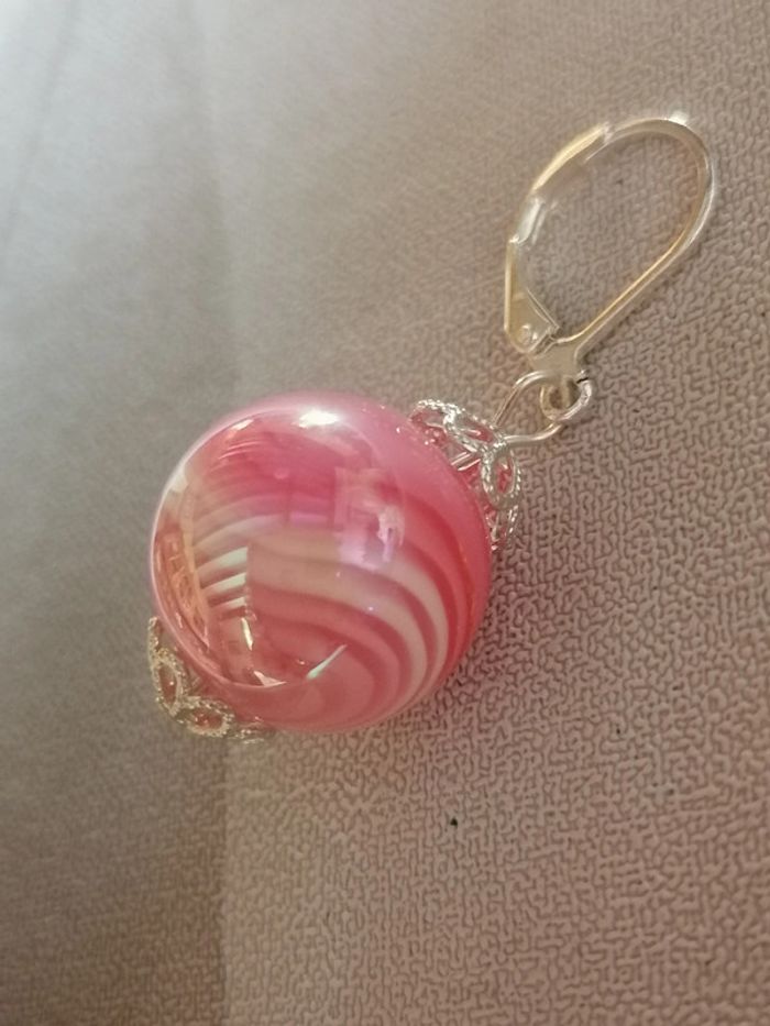 Boucles d'oreilles pendentif - photo numéro 4