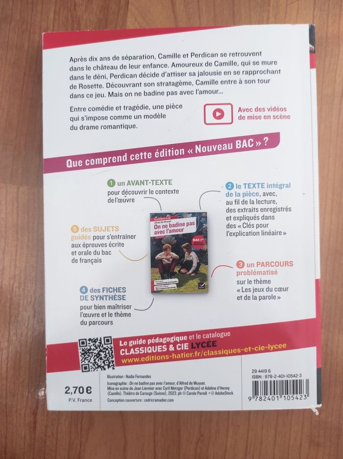 Livre : on ne badine pas avec l'amour - photo numéro 2