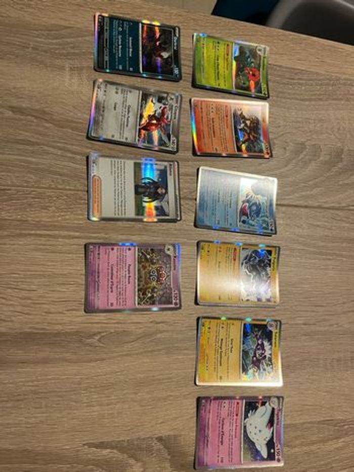 Cartes Pokémon holo flammes obsidiennes - photo numéro 1