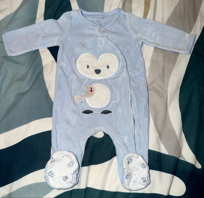 Pyjama velours Sergent Major  3 mois