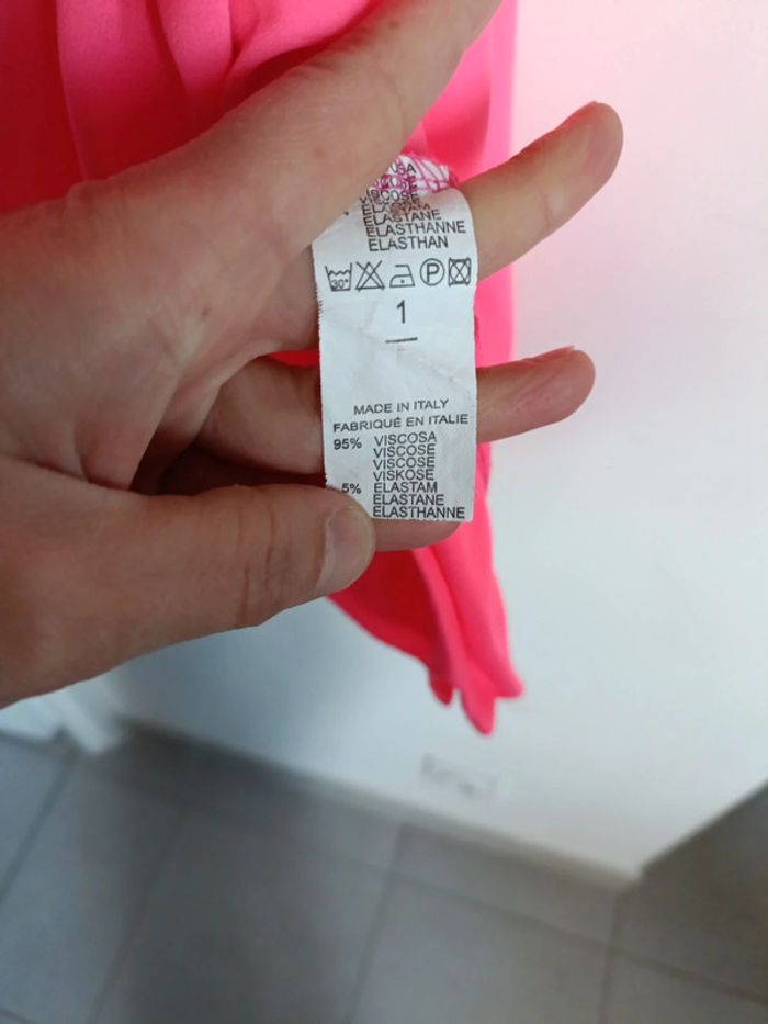 Robe fluide rose fuchsia Taille S Amazon avec doublure - photo numéro 6