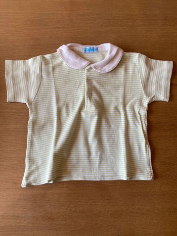 Tee-shirt vert et blanc