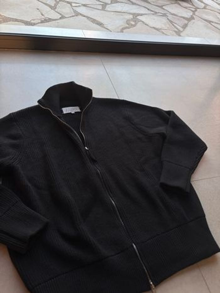 Veste zipper / maison margiela/ noir / taille M - photo numéro 3