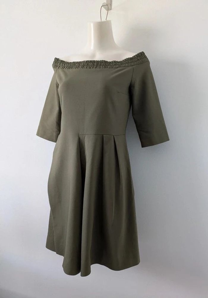 Robe chic manches 3/4 - Cop Copine - taille 36 - photo numéro 3