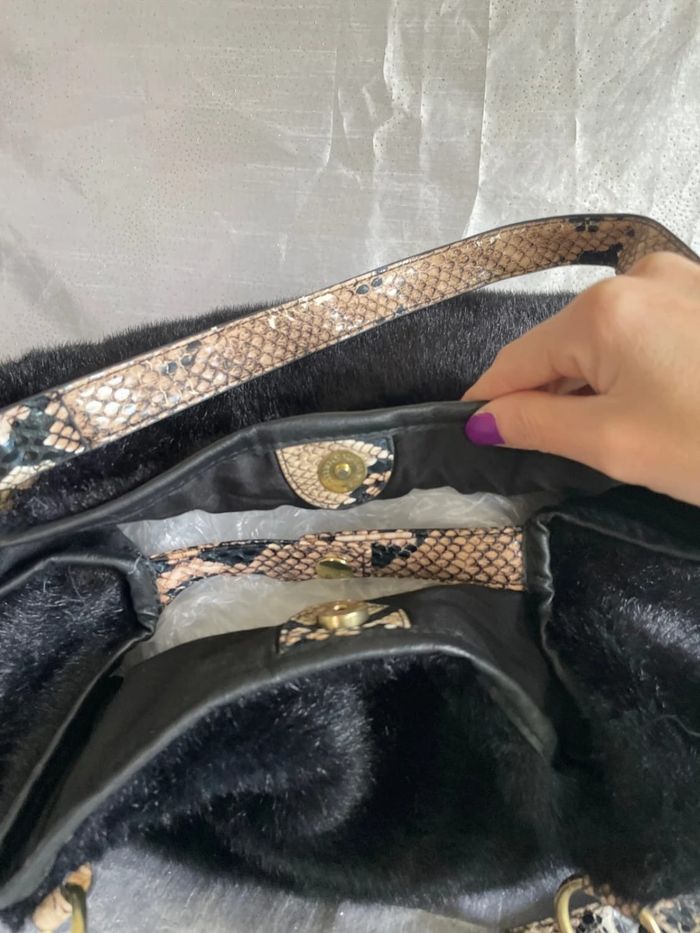 Sac fausse fourrure - Comme neuf - photo numéro 7