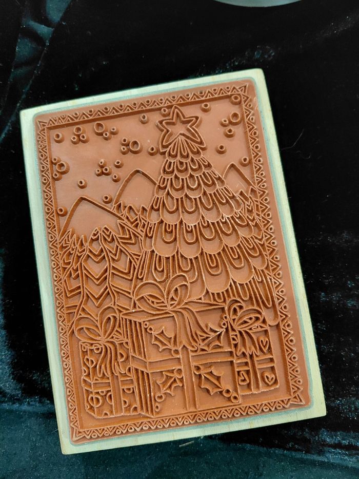 Grand tampon thème Noël - photo numéro 2