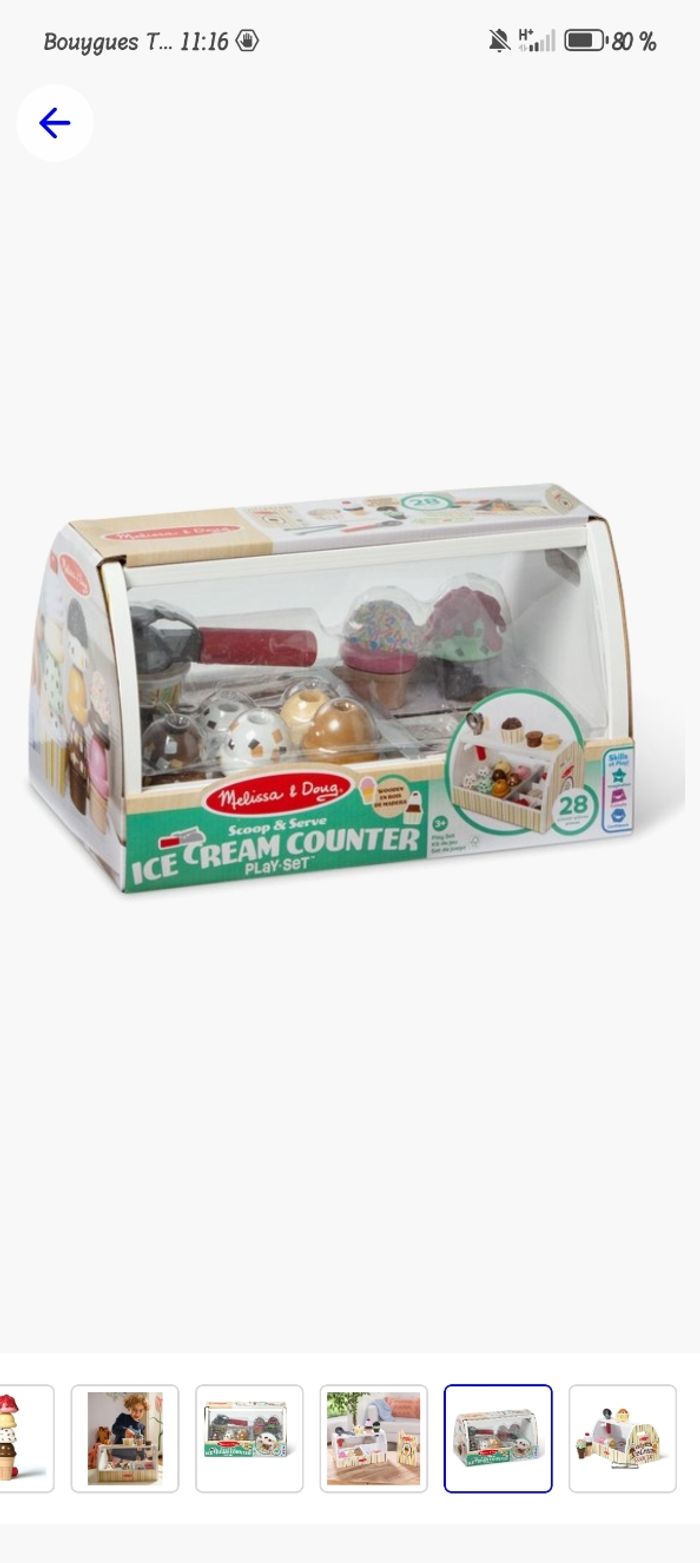 Stand crème glacé, glace, glacier melissa et Doug neuf - photo numéro 2