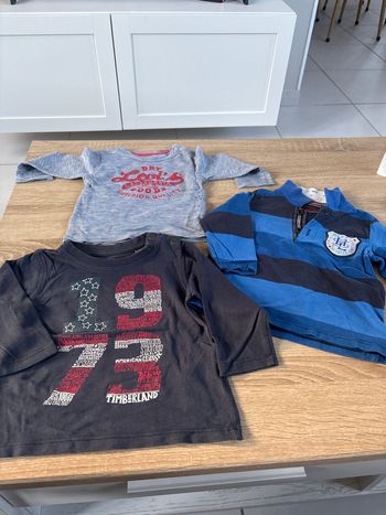 Lot de 3 t shirts 12 mois