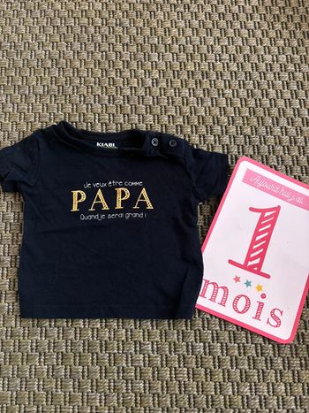 T-shirt 1 mois