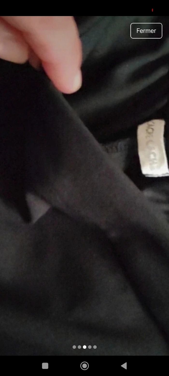 Pantalon noir Cache Cache avec bandes latérales de couleur - photo numéro 4