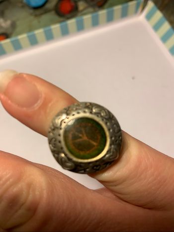 Bague rune Algiz