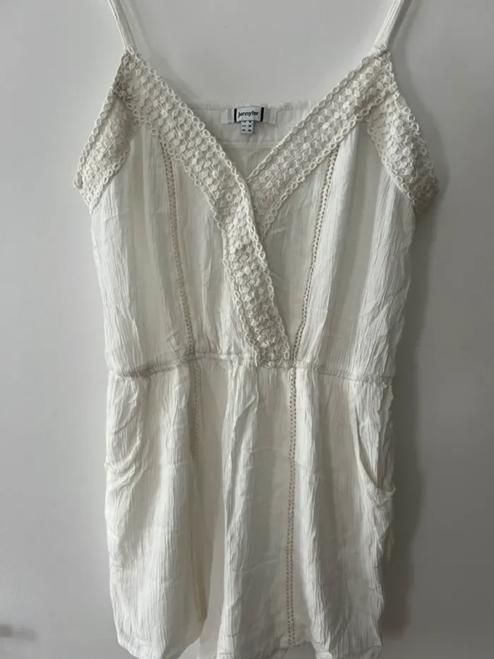 Combi short Jennyfer blanc - photo numéro 3
