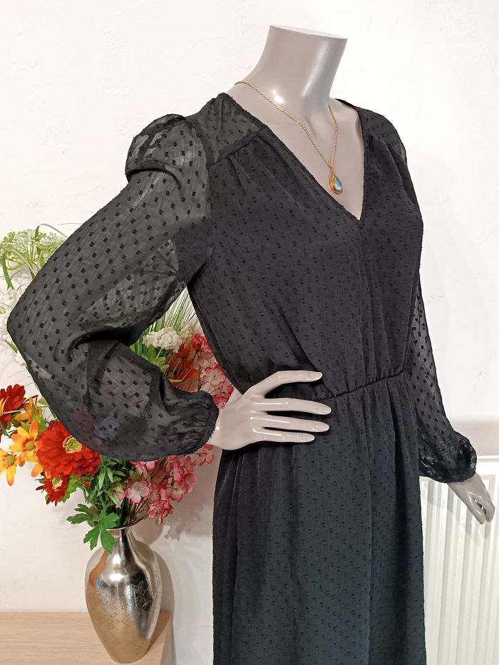 Robe noire plumetis Kiabi - photo numéro 2