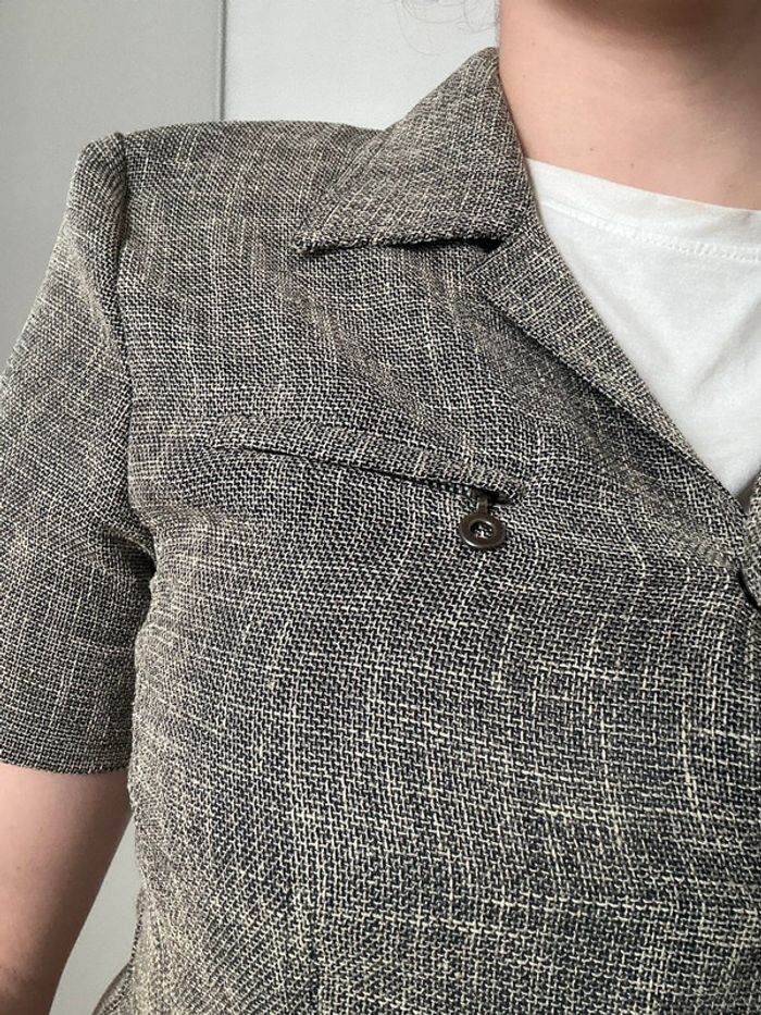 Blouse structurée Un Jour Ailleurs – Taille 38 - photo numéro 4