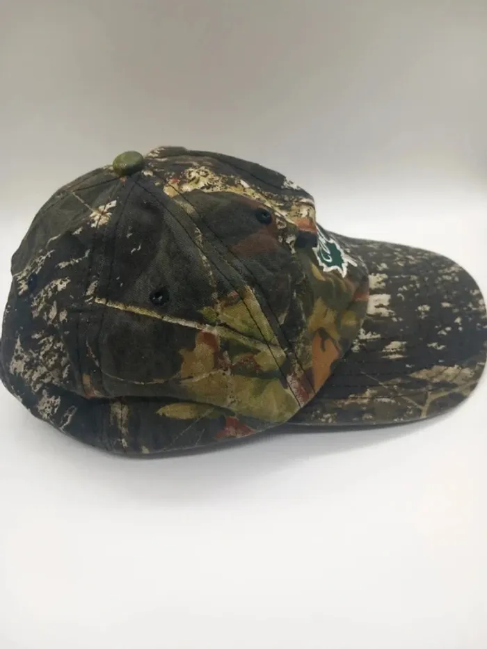 Casquette Vintage Cap America Orange Motif Camo - photo numéro 4