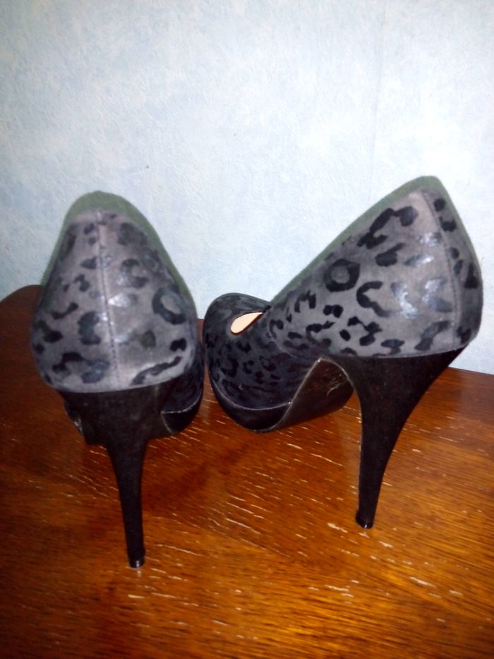 Faby27800 Chaussures escarpins "Belle Women"  Imprimé Animal Noir et gris Pointure 39 - photo numéro 3
