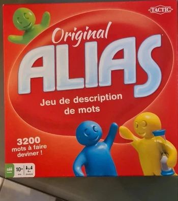ALIAS . Jeu de société où il faut faire deviner des mots Très bon état·Tactic