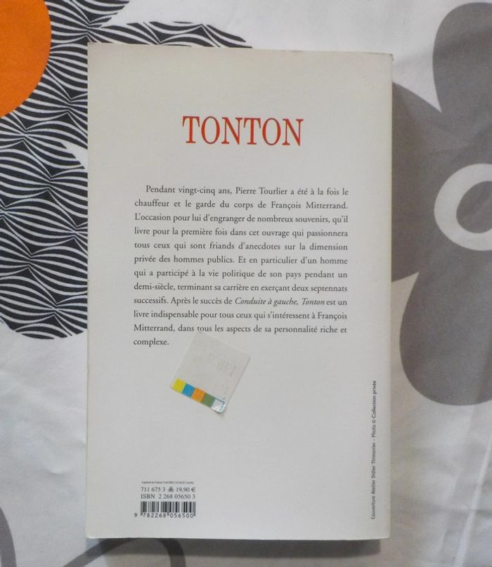 Tonton Mon quotidien auprès de François Mitterrand par Pierre Tourlier - photo numéro 2