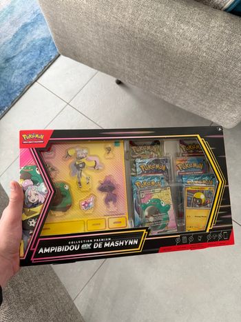 coffret pokémon Ampibidou ex de mashymn