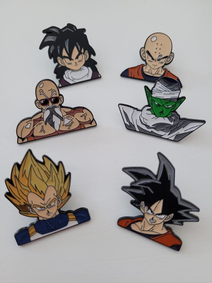 Lot de 6 pins Dragon Ball Z - photo numéro 2