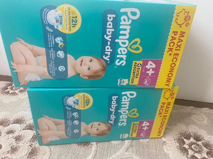 Couches Pampers taille 4+ - photo numéro 2