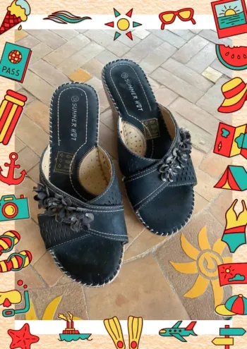Mules noires 39