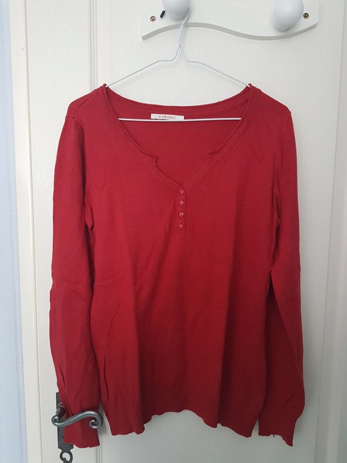 Pull rouge camaieu M
