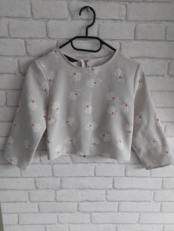 Top court Zara taille XS