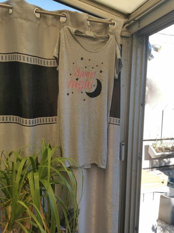 Tee shirt long chemise de nuit t 46/48