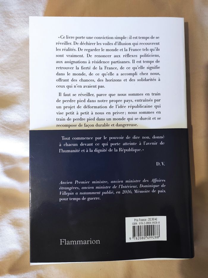 Le Pouvoir De Dire Non - Dominique De Villepin - photo numéro 2