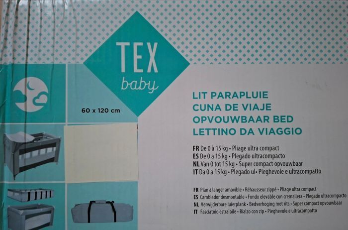 Lit parapluie Tex baby - remise en main propre uniquement - photo numéro 8