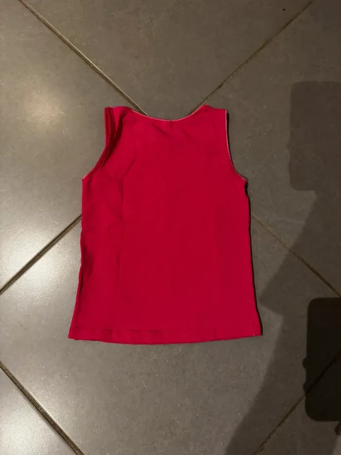 Débardeur / T shirt sans manches / Maillot de corps avec noeud au col - Okaidi - Rose - 6 ans - photo numéro 3