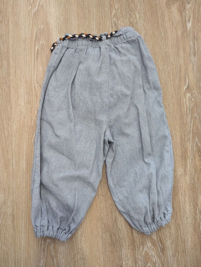 Pantalon bleu 36 mois bebe fille Orchestra - photo numéro 3