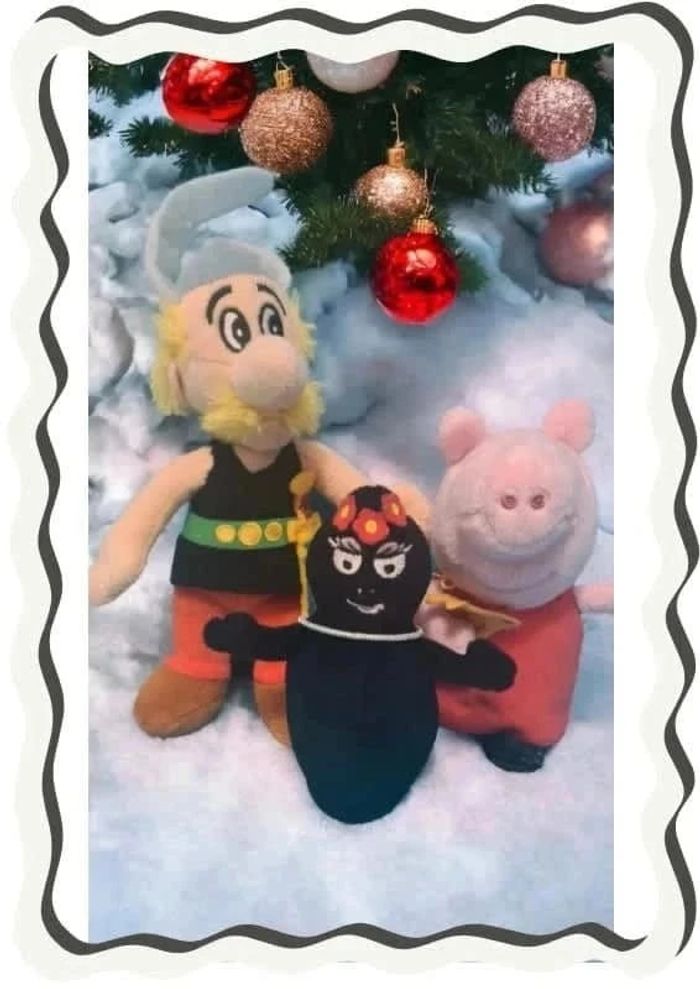 🧸 Peluche Miniatures "Asterix - Barbapapa- peppa pig 🧸 - photo numéro 4