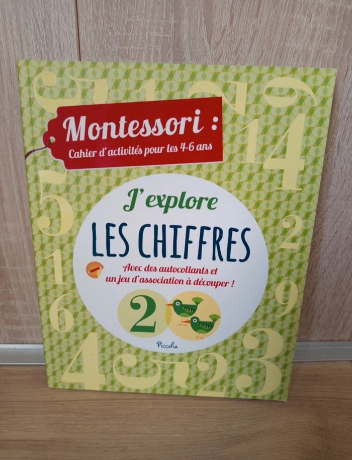 Cahier d'activités Montessori