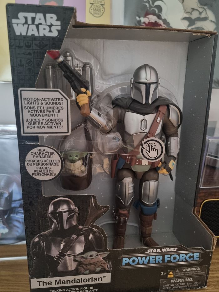 Figurine Mandalorian avec Baby Grogu - photo numéro 6