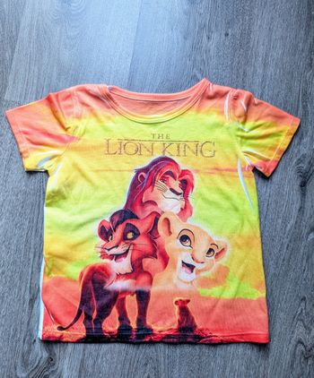 Tshirt roi lion 5 ans 