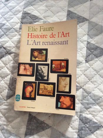 Histoire de l’art, l’art renaissant Elie Faure. Cl