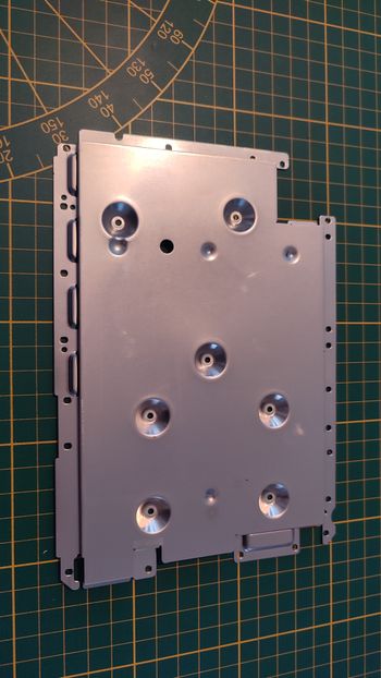 Châssis métallique interne pièce détachée console de jeux Nintendo Wii RVL-001 EUR #D58