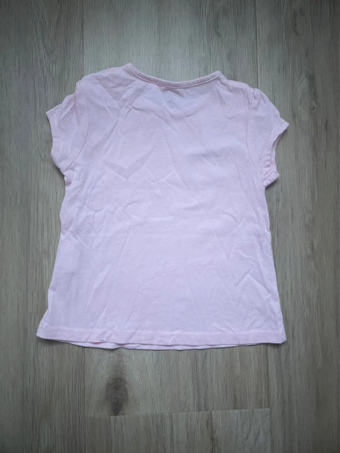 Tee shirt Kiabi rose 12 mois - photo numéro 2