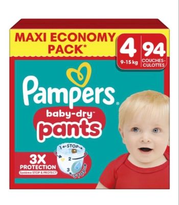 🍼 Carton Pampers Pants Taille 4 – 20€